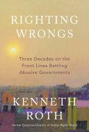 Cover of Righting Wrongs