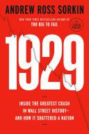 Cover of 1929: Inside the Greatest Crash in History