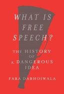 Cover of What Is Free Speech?