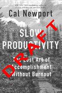 Cover of Slow Productivity